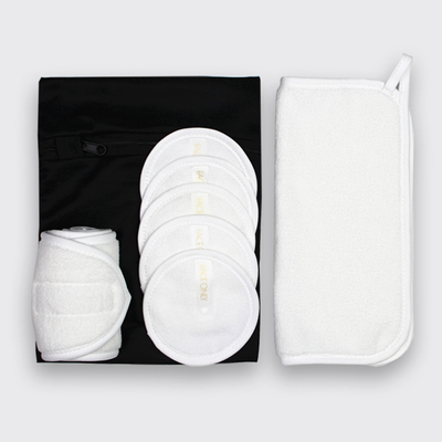 Face Cleaning&Makeup Remover Pads Set -Reusable Pads - Include a Eye Makeup Remover glo