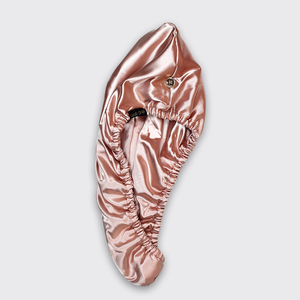 Satin Hair Towel Wrap Pink