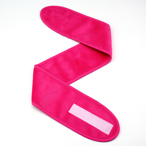 Extra Length Brush Velour Long Velcro Beauty Spa Headband