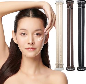 Facelift Bands with Clips, Eyebrows and Eyes Lift Clip Kit, Face Lift Stretching Strap Face Lifting